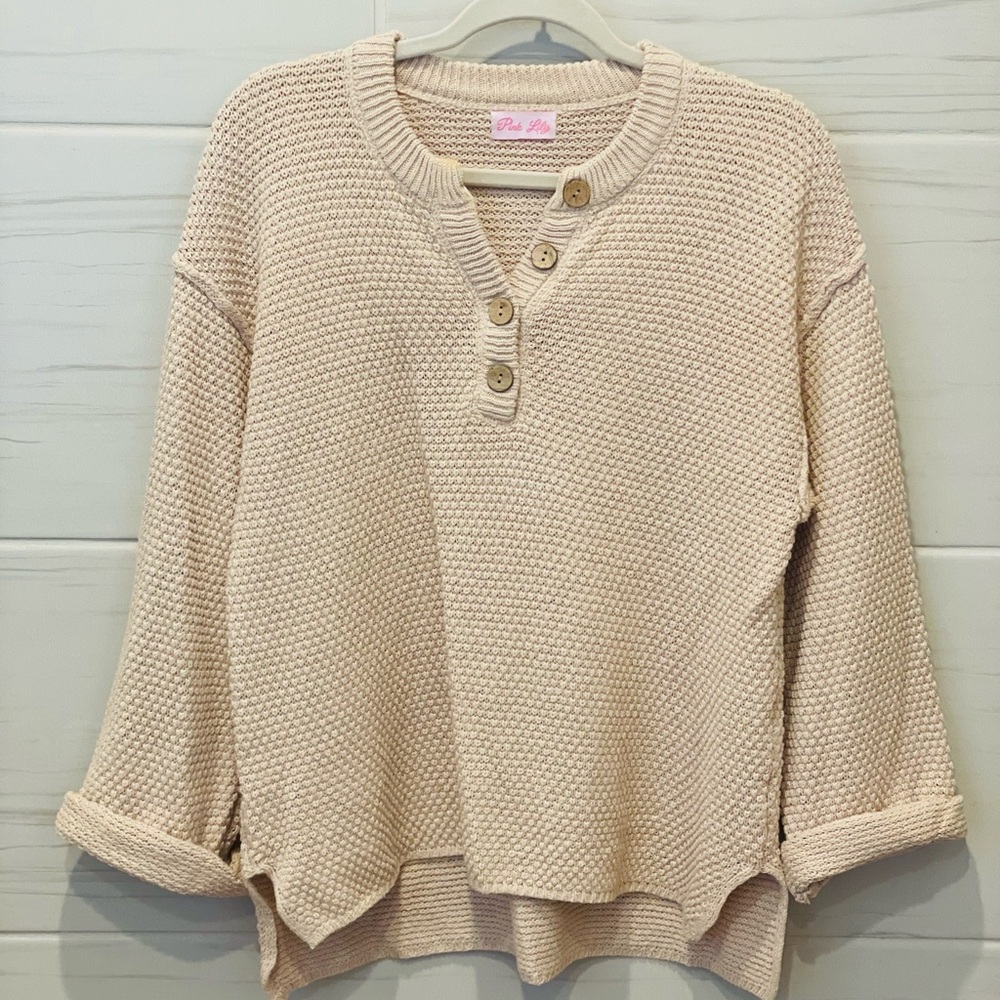 Women’s Pink Lily weaved top